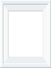 frame flat blank isolated