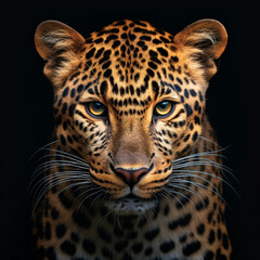 portrait of a leopard