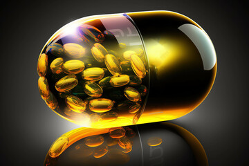 capsule Vitamin supplements etary element 3 Omega Pill