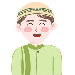 Muslim Older Brother Illustration