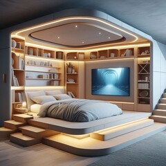 interior of a bedroom