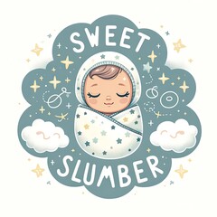 Innocence in Stars: Baby Sleeps Peacefully