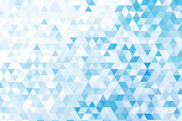 水色のグラデーションポリゴン背景