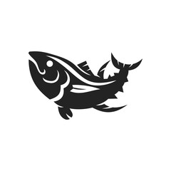 tuna logo template Isolated. Brand Identity. Icon Abstract Vector graphic