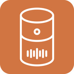 Smart Music Column Icon Style