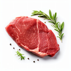 Meat raw beef steak