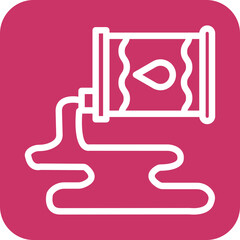 Oil Spill Icon Style