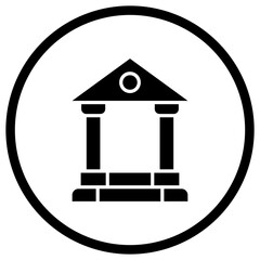 Bank Vector Icon Design Illustration