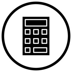 Calculator Vector Icon Design Illustration