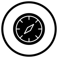 Compass Vector Icon Design Illustration