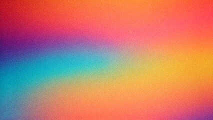 Seamless colorful abstract background with rough grain for loop playback. Dynamic gradient animation with grainy grains on abstract background - Powered by Adobe