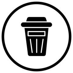 Trash Vector Icon Design Illustration