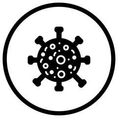 Virus Vector Icon Design Illustration