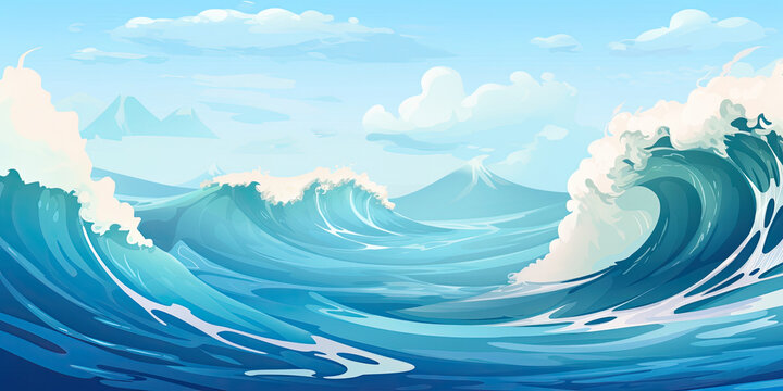 Animated Waves Background