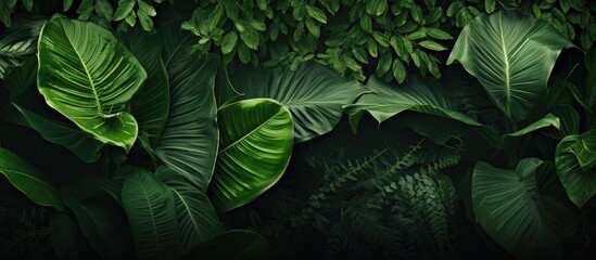 In the lush wilderness, the green leaf displayed its intricate texture, blending seamlessly with the surrounding natural flora, breathing life into the vibrant and fresh green hues of the plant.