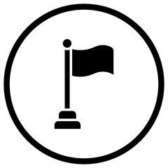 Flag Vector Icon Design Illustration
