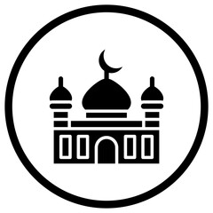 Mosque Vector Icon Design Illustration