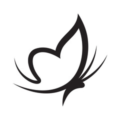 Beauty butterfly logo images