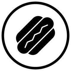 Hot dog Vector Icon Design Illustration