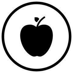 Apple Vector Icon Design Illustration
