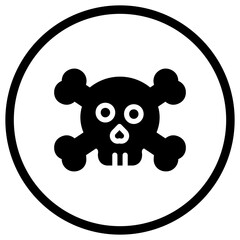 Skull Vector Icon Design Illustration