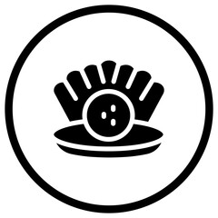 Pearl Vector Icon Design Illustration