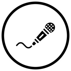 Microphone Vector Icon Design Illustration