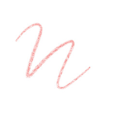 Abstract transparent glitter hand drawn cute scribble