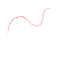 Abstract transparent glitter hand drawn cute scribble