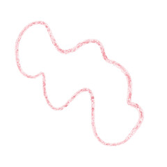 Abstract transparent glitter hand drawn cute scribble