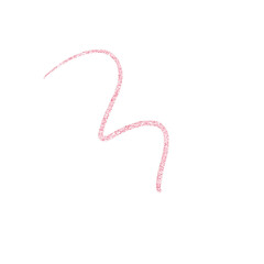 Abstract transparent glitter hand drawn cute scribble