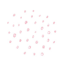 Abstract transparent glitter hand drawn cute scribble