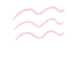 Obraz premium Abstract transparent glitter hand drawn cute scribble