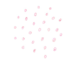 Abstract transparent glitter hand drawn cute scribble