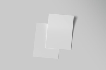 A4 Paper Blank Mockup
