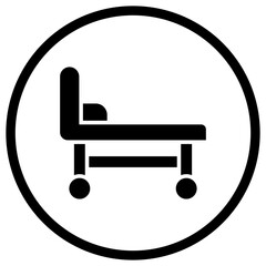 Stretcher Vector Icon Design Illustration
