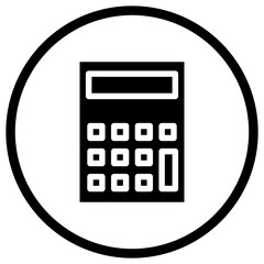 Calculator Vector Icon Design Illustration