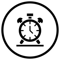 Alarm Clock Vector Icon Design Illustration