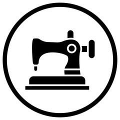 Sewing Machine Vector Icon Design Illustration