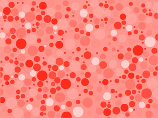 Polka dot pattern_halftone (red)