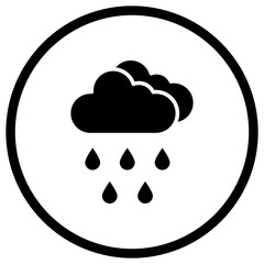 Rain Vector Icon Design Illustration