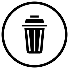 Trash Vector Icon Design Illustration