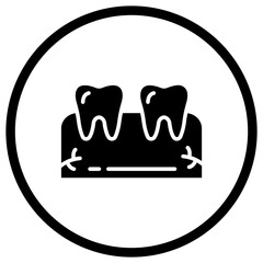 Teeth Vector Icon Design Illustration
