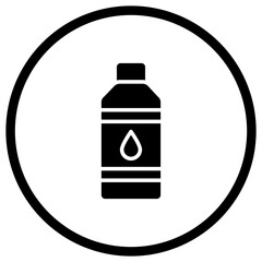 Water Bottle Vector Icon Design Illustration