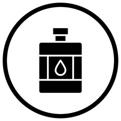 Hip Flask Vector Icon Design Illustration