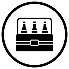 Beer Box Vector Icon Design Illustration