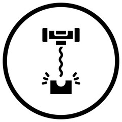 Corkscrew Vector Icon Design Illustration