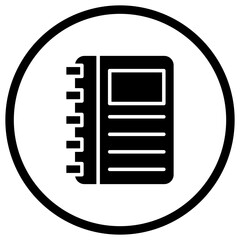 Note book Vector Icon Design Illustration