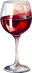glass of red wine