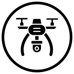 Drone Vector Icon Design Illustration